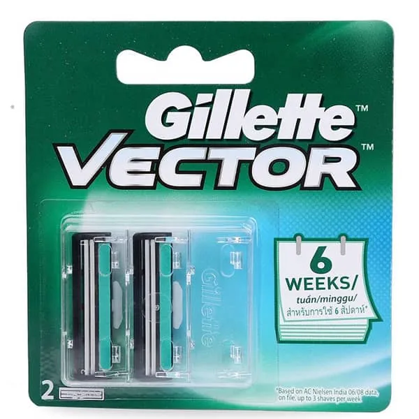 Gillette Razor Vector Plus Blade 1s