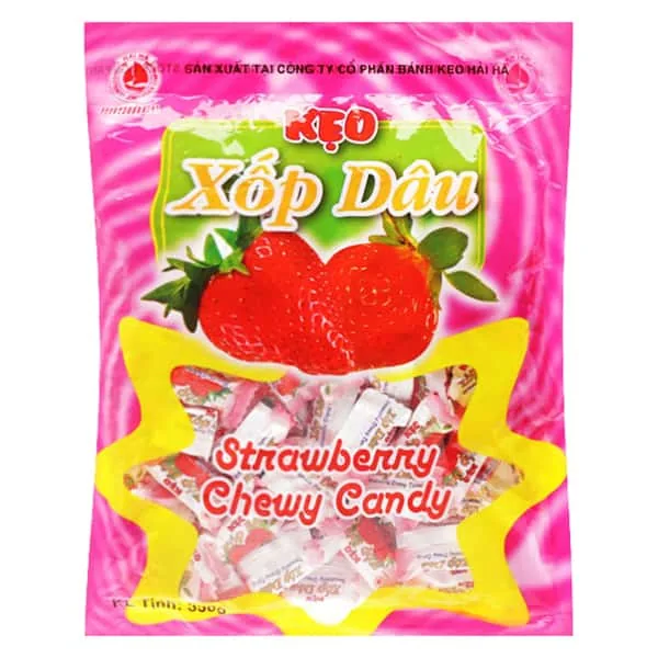 Hai Ha Chewy Candy Strawberry 350g