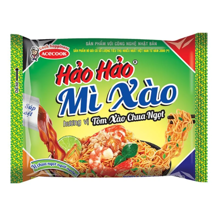 Hao Hao Instant Noodles Fried Sweet & Sour Shrimp 75g