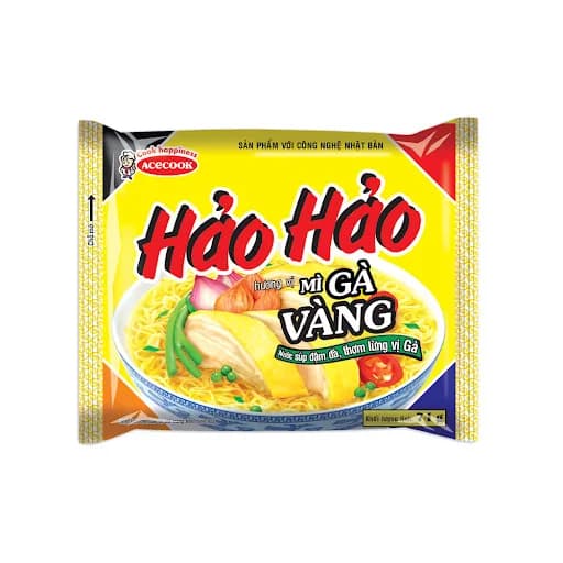 Hao Hao Instant Noodles Yellow Chicken 74g