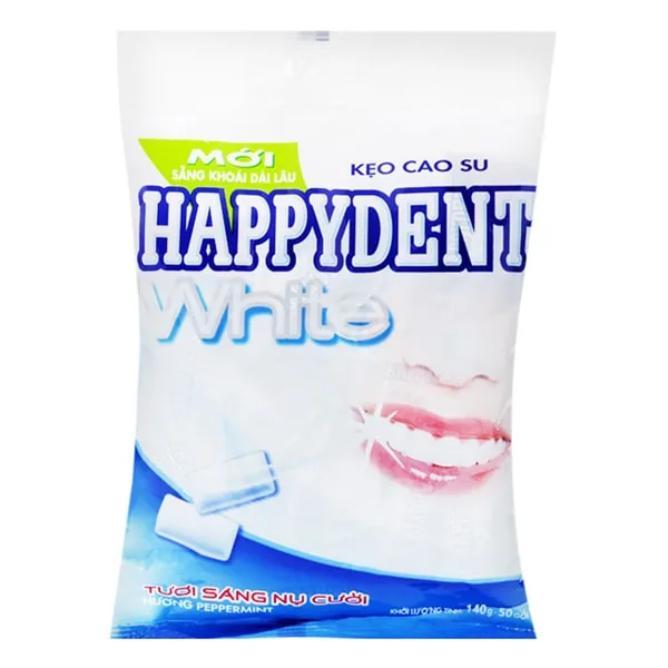 Happydent Chewing Gum White 140g