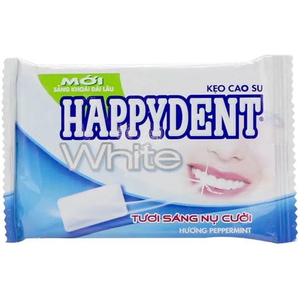 Happydent Chewing Gum White 168g