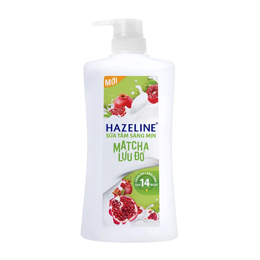Hazeline Body Wash Brightening Matcha Pomegranate 670g