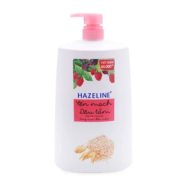Hazeline Shower Gel Lightening Skin Oatmeal + Mulberry 1200g