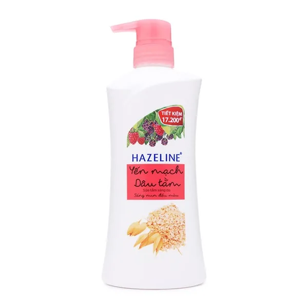 Hazeline Shower Gel Lightening Skin Oatmeal + Mulberry 700g