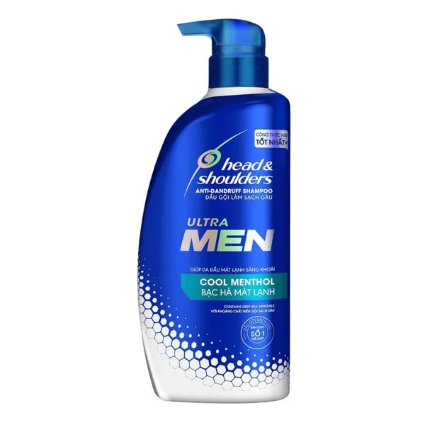 Head & Shoulders Shampoo UltraMen Cool Methol 550ml x 9