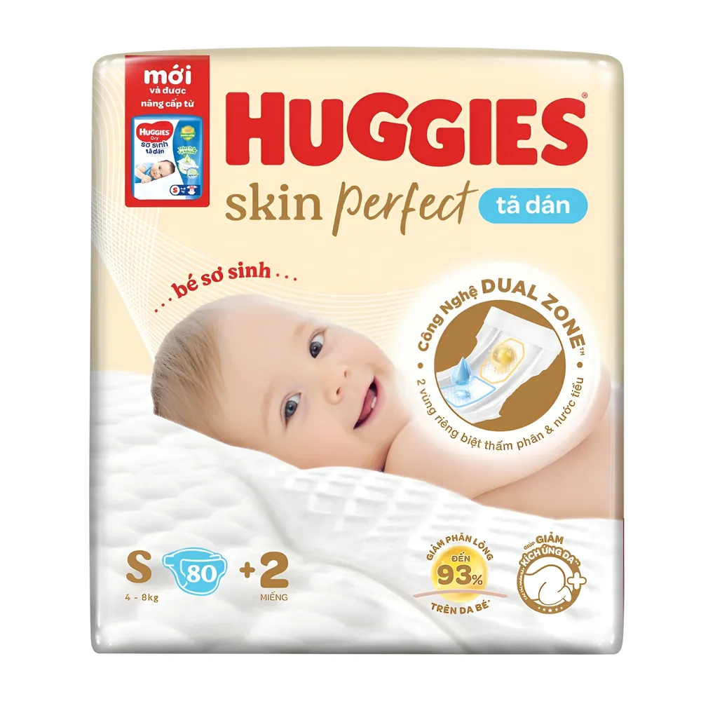 Huggies Diapers Baby Dry 80 Pieces 80s