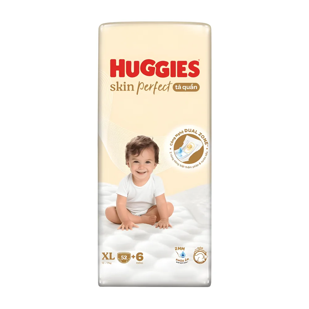 Huggies Pants Diaper Skin Perfect XL 52 Pieces 52s