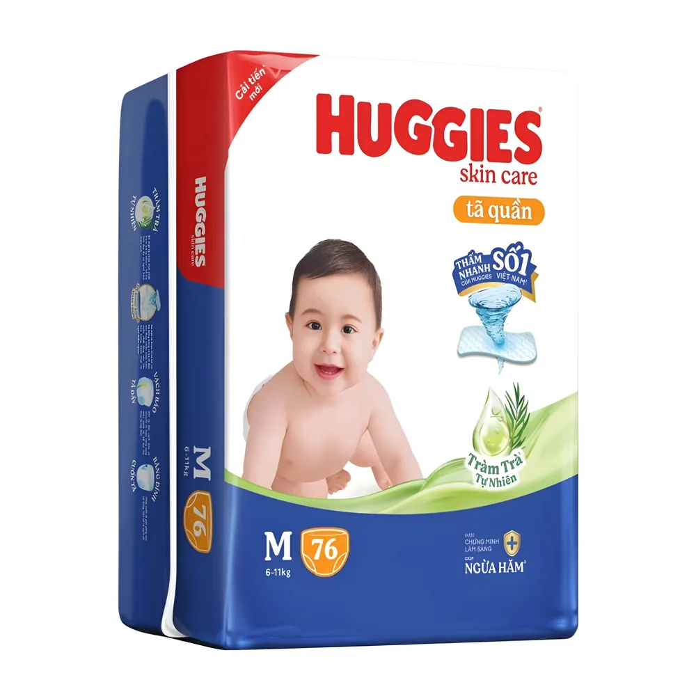 Huggies Pants Diaper Supper Jumbo M 76 Pieces 76s x 3