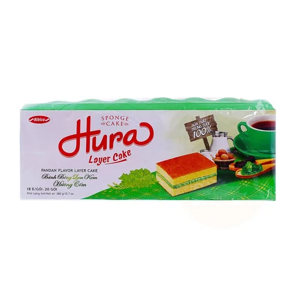 Hura Cake Demi Pandan Layer 360g