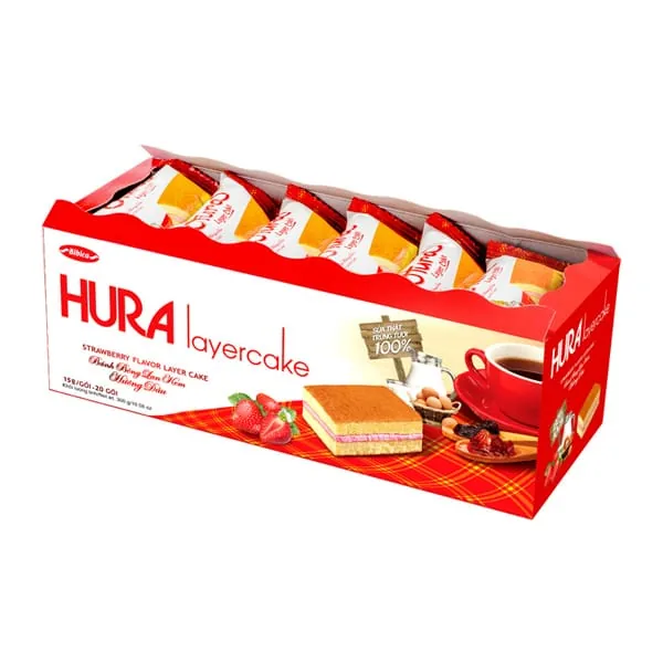 Hura Cake Demi Strawberry Layer 300g