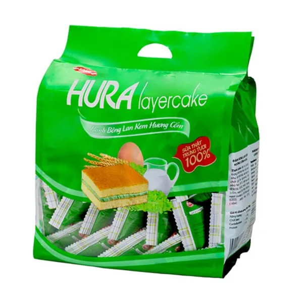 Hura Cake Green Rice Layer 390g