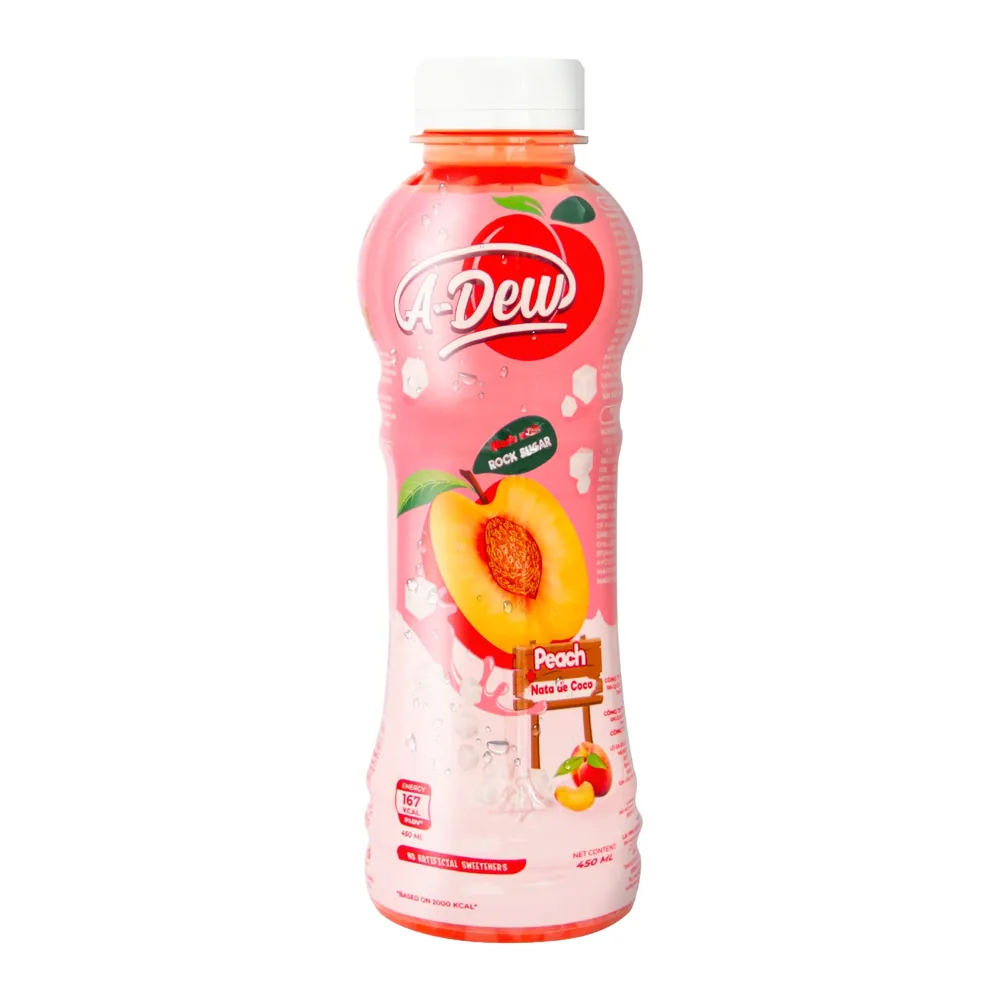Lai Phu Juice A-Dew Peach With Nata De Coco 450ml