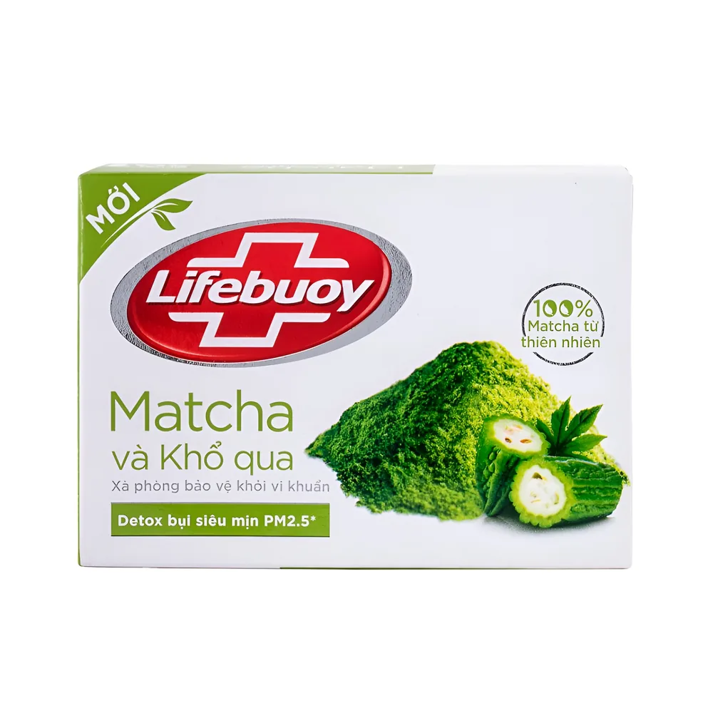Lifebuoy Bar Soap Matcha and Bitter Gourd Extract 90g