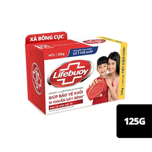 Lifebuoy Body Care Wash Soap Box Total 10 Germ Protection Silver Shield Formular 125g