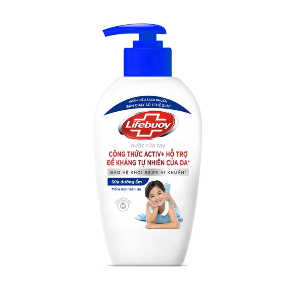 Lifebuoy Hand Wash Sữa Dưỡng Ẩm 450g
