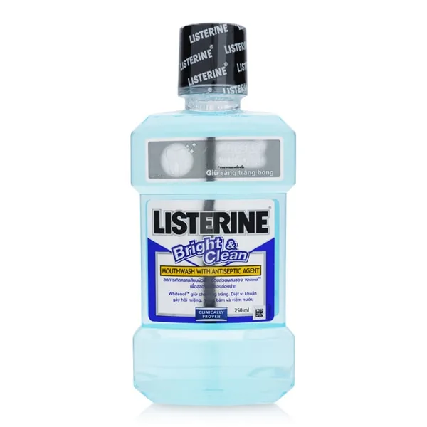 Listerine Mouthwash Bright & Clean 250ml