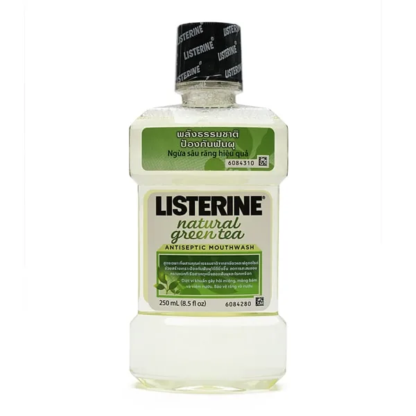 Listerine Mouthwash Natural Green Tea Antiseptic 250ml