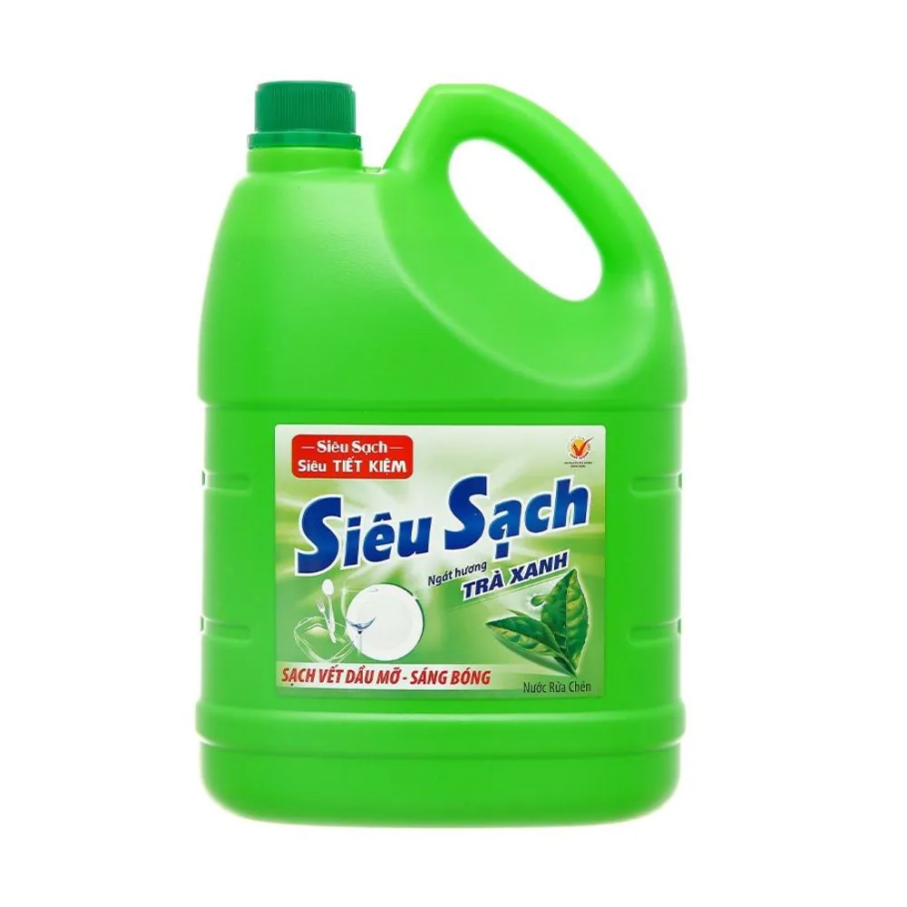 Lix Dishwashing Liquid Green Tea Ultra Clean 3500g