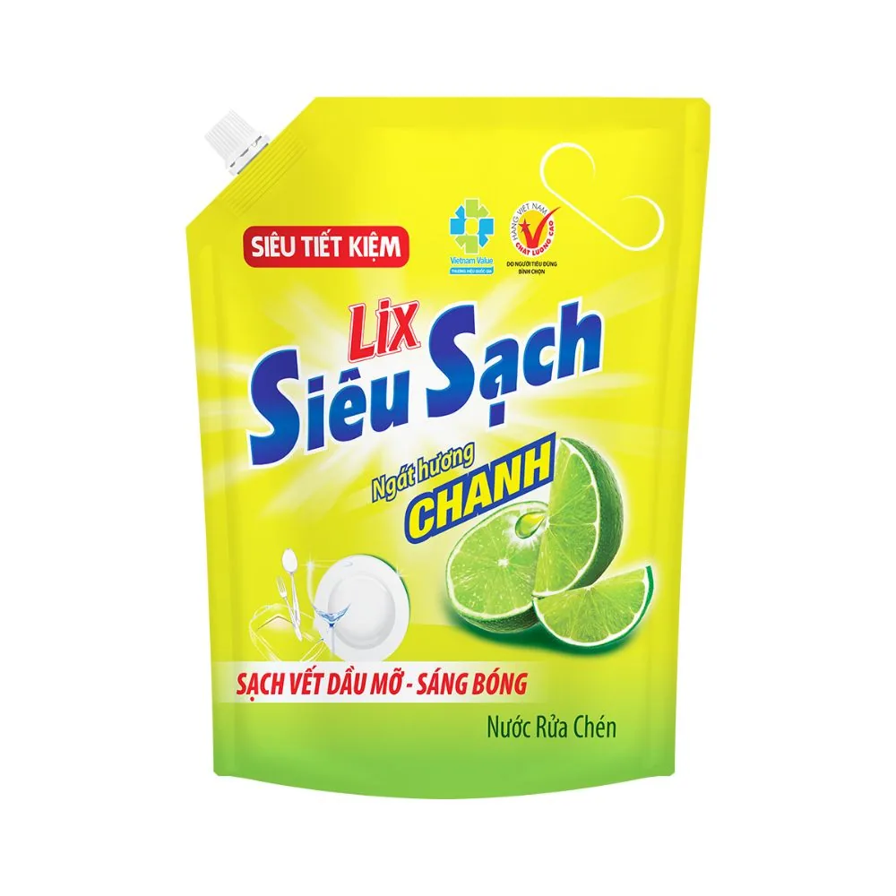Lix Dishwashing Liquid Lemon Ultra Clean 3200g