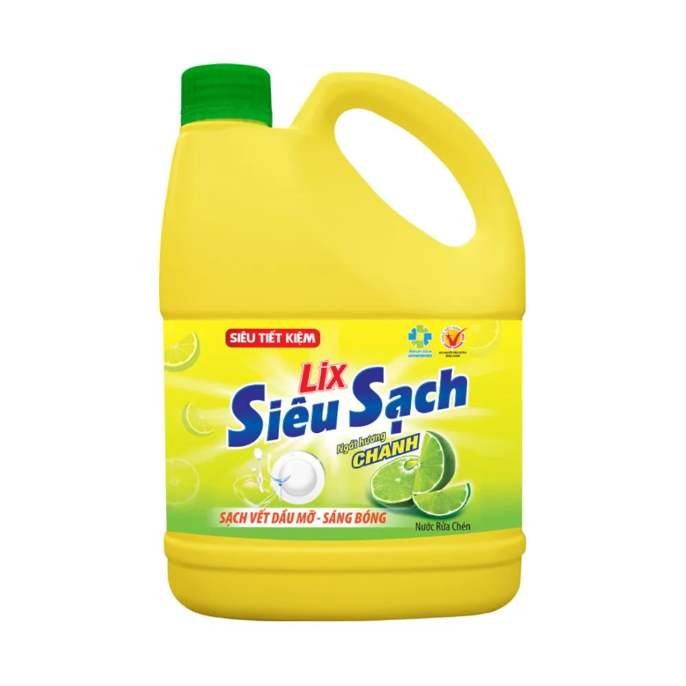 Lix Dishwashing Liquid Lemon Ultra Clean 3500g