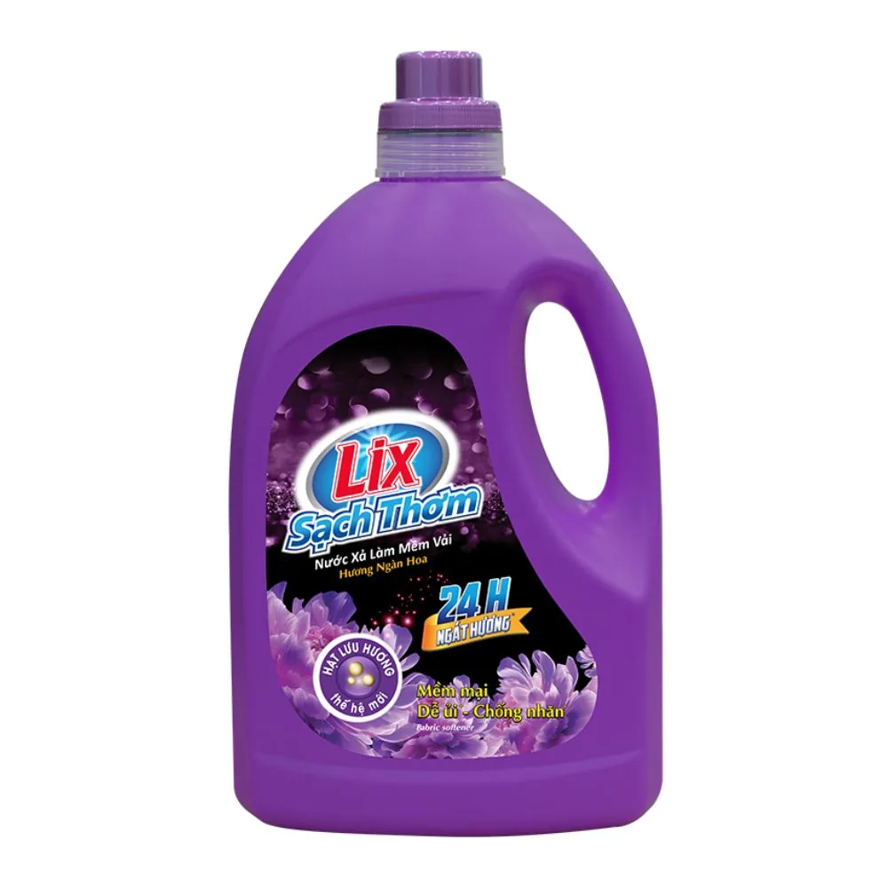 Lix Fabric Softener Thousand Flowers Scent Clean & Fresh 1800ml