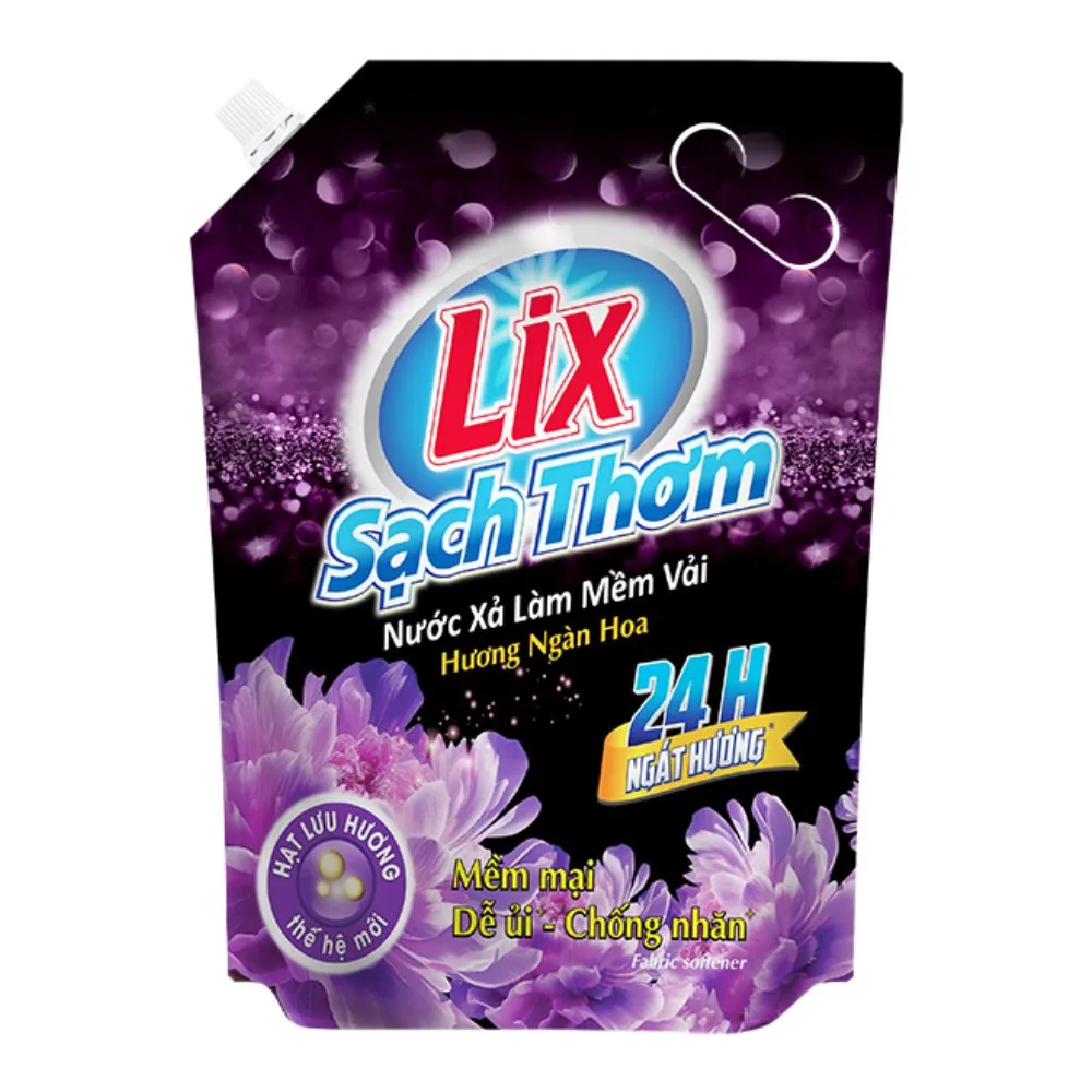 Lix Fabric Softener Thousand Flowers Scent Clean & Fresh 3200ml