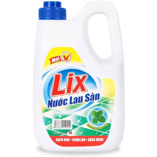 Lix Floor Cleaner Mint Scented Floor Cleaning 4000ml
