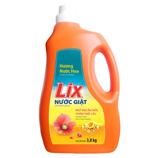 Lix Laundry Detergent Matic Perfume Liquid 3800g