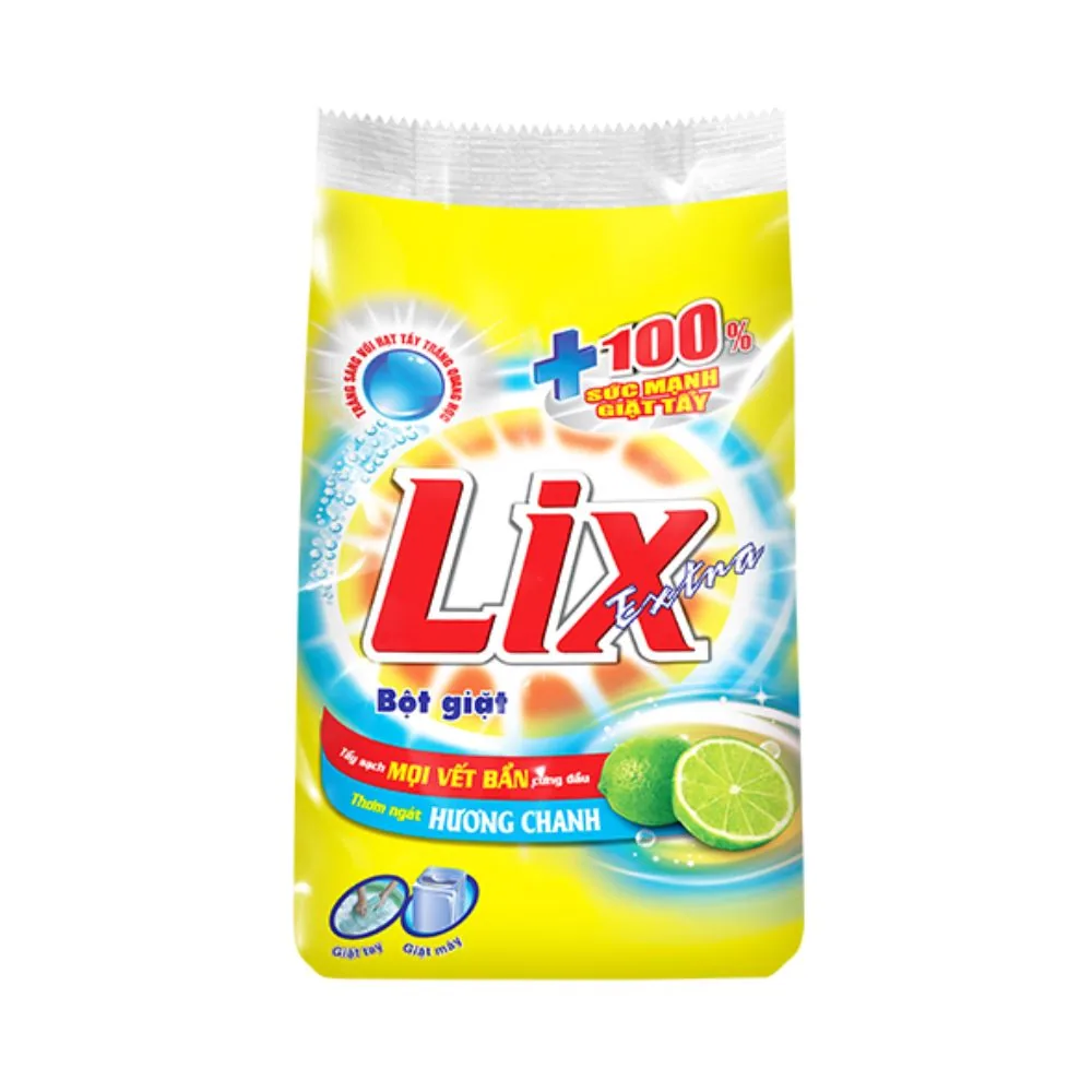 Lix Laundry Detergent Powder Lemon 5500g