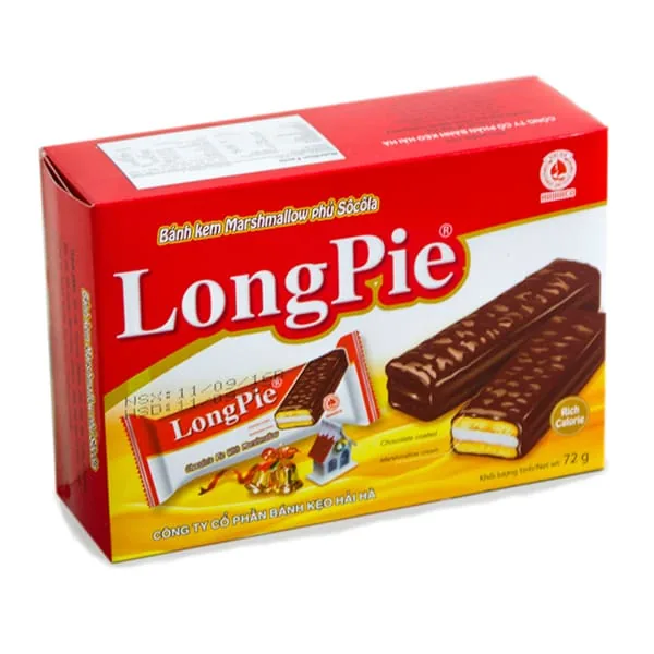 LongPie Chocolate With Marshllow 216g