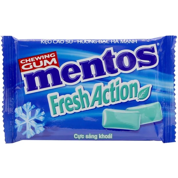 Mentos Chewing Gum Fresh Action 168g
