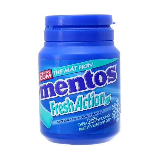 Mentos Chewing Gum Fresh Action 56g