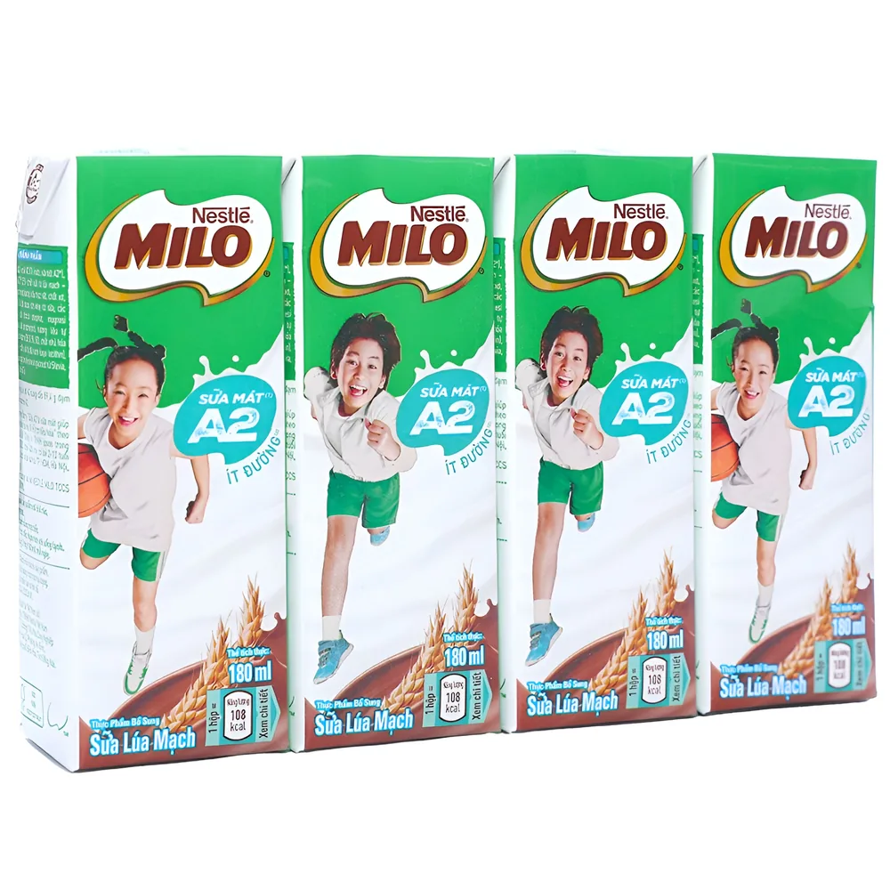 Milo Malted Drink Less Sugar 180ml