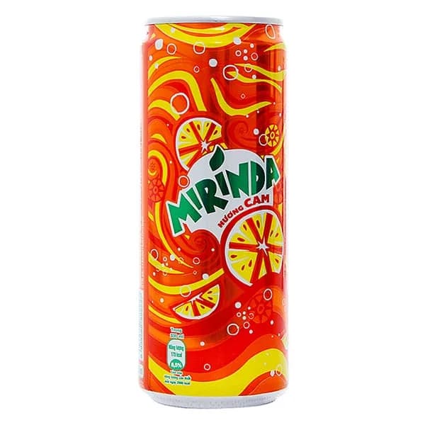 Mirinda Soft Drink Orange 330ml