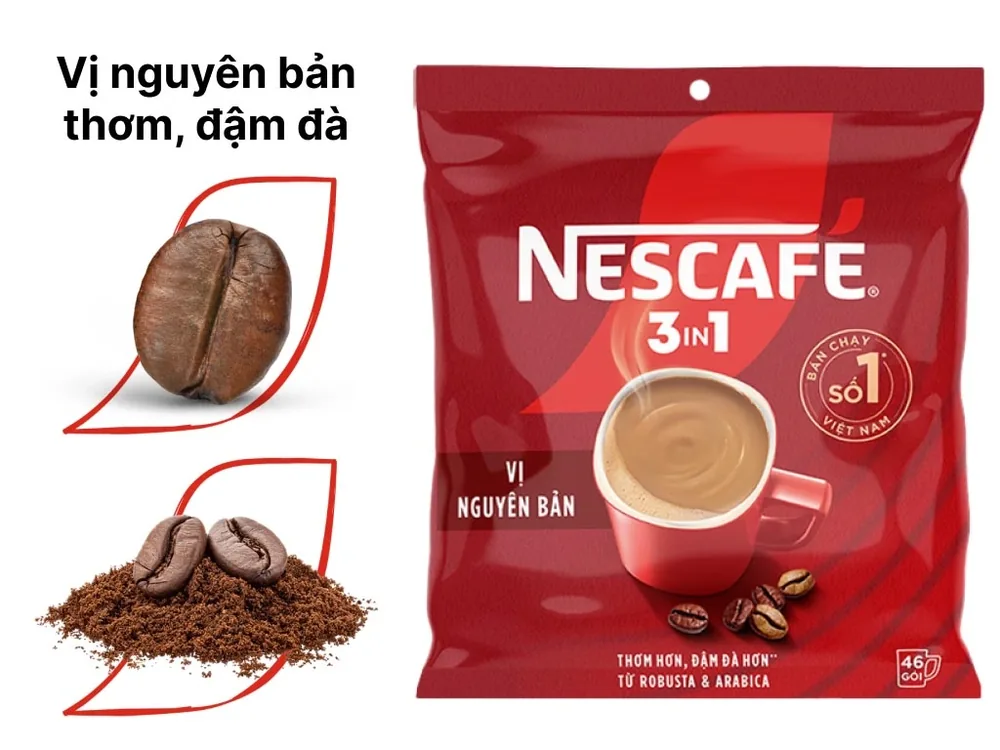 Nescafé Coffee Original 3in1 Instant 16Gx46 46s