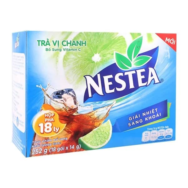 Nestea Tea Instant Powder Lemon & Vitamin C 252g