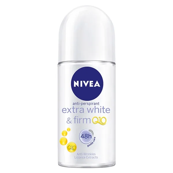 Nivea Deodorant Roll-on Extra White & Firm Q10 For Women 50ml