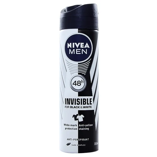 Nivea Deodorant Spray Invisible Black & White For Men 150ml