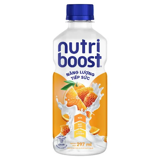 Nutriboost Juice Fruit Milk Orange Honey 297ml
