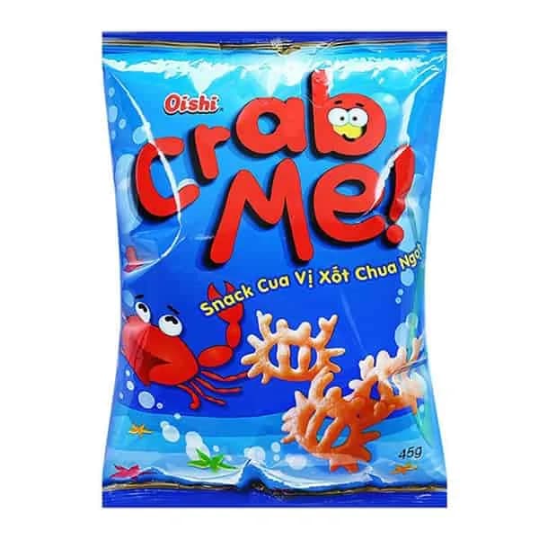 Oishi Snack Sweet And Sour Sauce Flavors Crab 45g