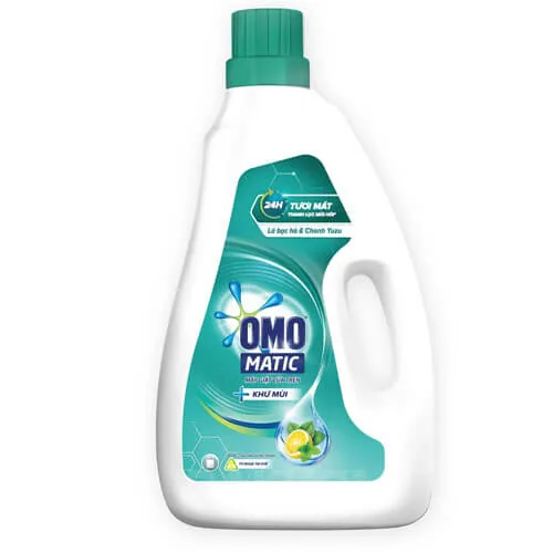 Omo Laundry Detergent Deodorant Mint and Lemon Liquid 2300g