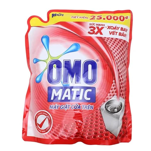 Omo Laundry Detergent Matic Top Load Liquid Refill 1700g