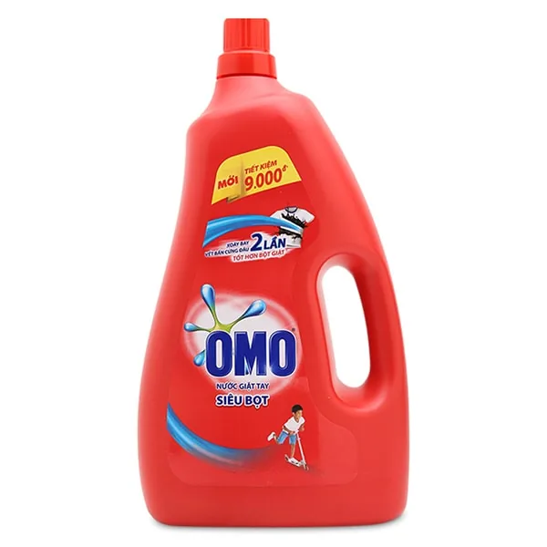 Omo Laundry Detergent Regular Liquid 2700g x 4