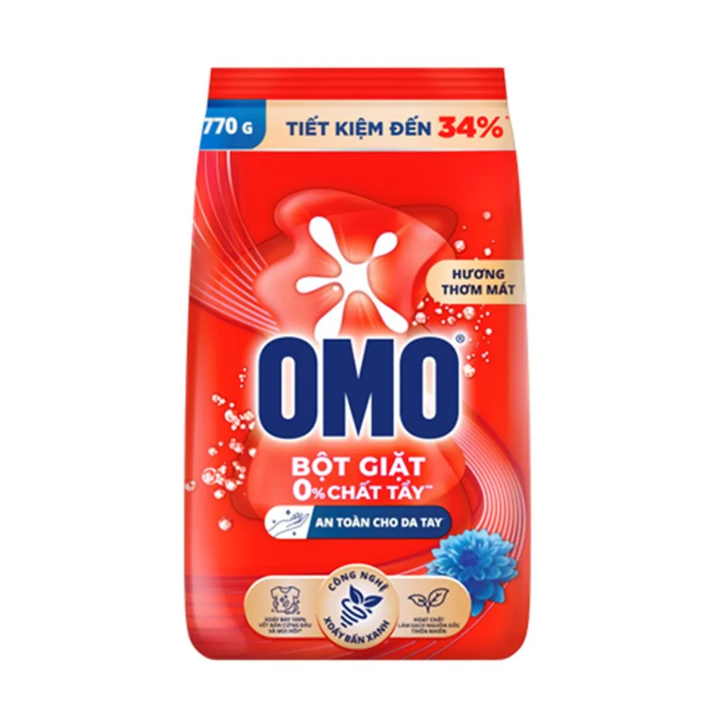 Omo Laundry Detergent Regular Powder 770g