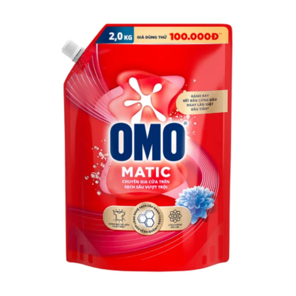 Omo Laundry Detergent Top Load Expert Deep Clean Superior Liquid 2000g