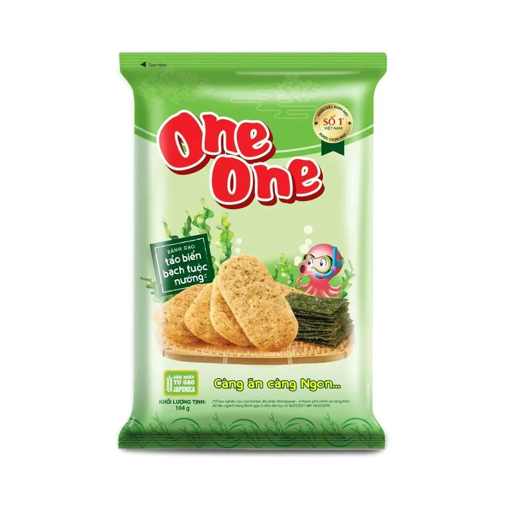 One One Rice Cracker Seaweed 104g