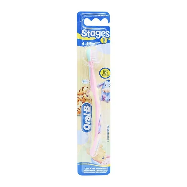 Oral-B Toothbrush For Kids Stages 1 4-24 Months 1s