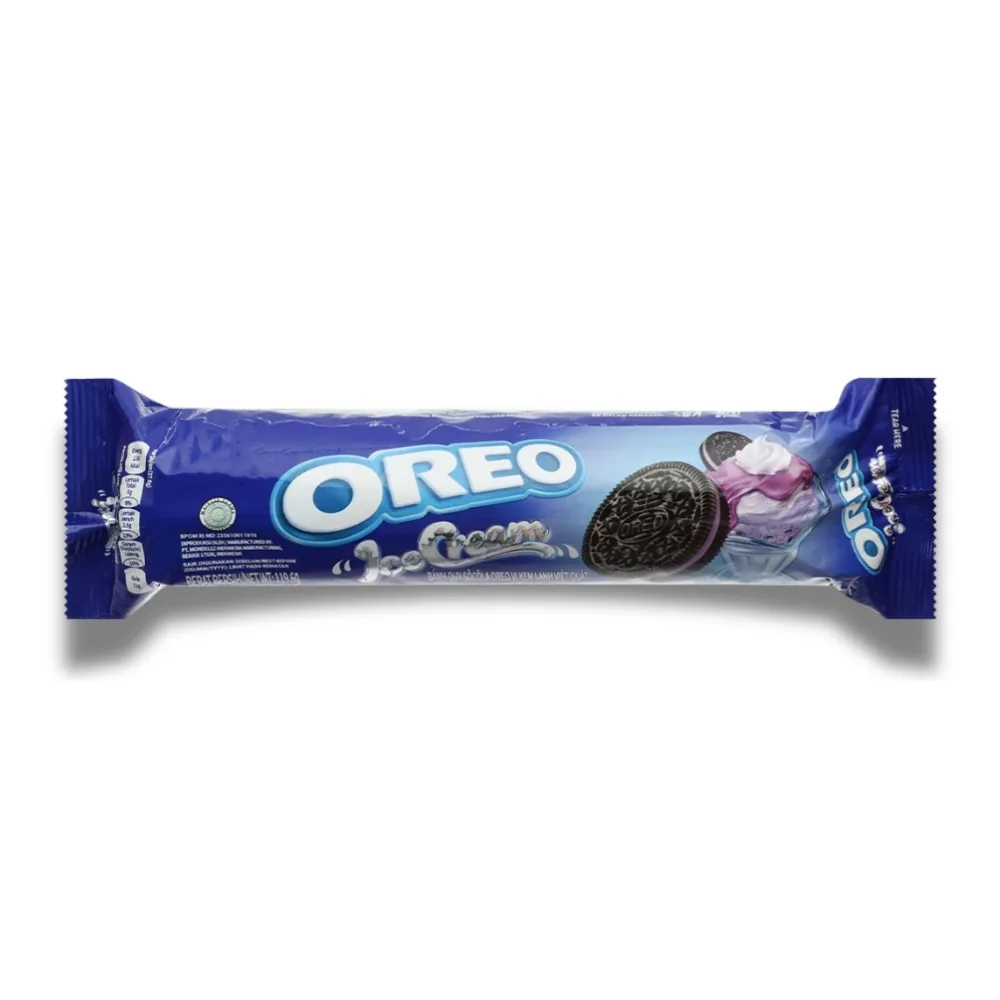 Oreo Biscuit Blueberry Flavored Cream 24 Ctn 119.6g x 24