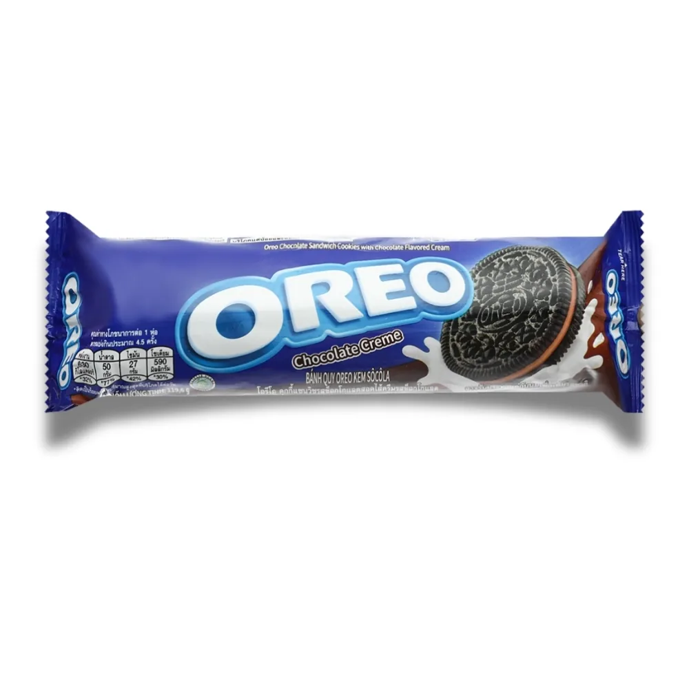 Oreo Biscuit Chocolate Flavored Cream 119.6g x 24